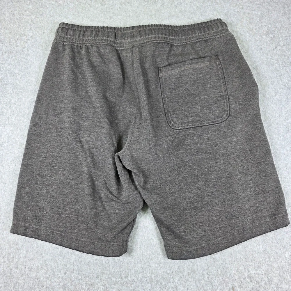 Jachs Men's Size Medium Gray Casual Shorts Elastic Waist Pull On Pockets - Picture 2 of 11